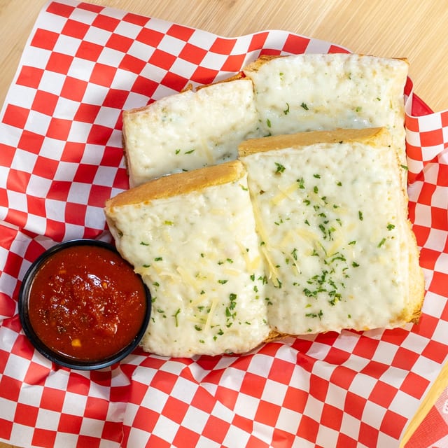 Baked Mozzarella Cheese Bread.