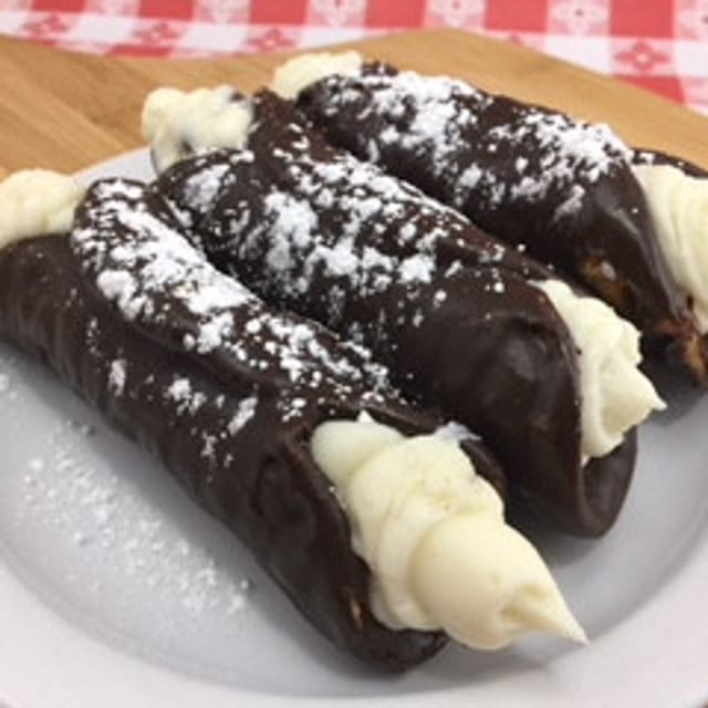 Chocolate Cannoli.