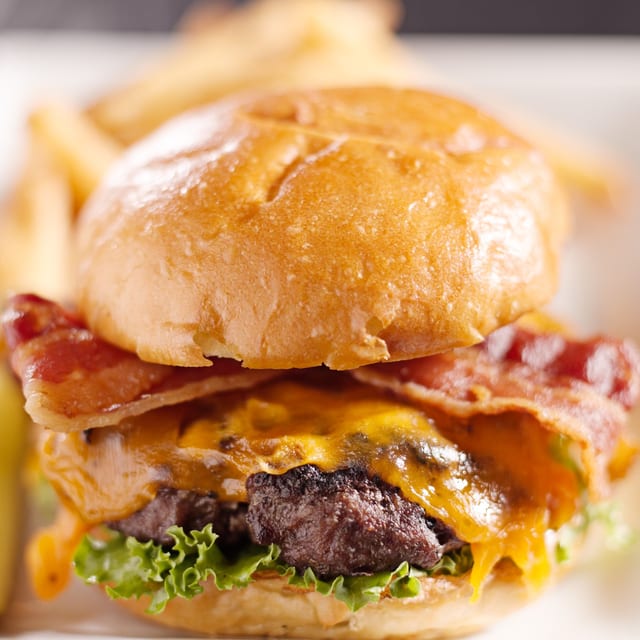 Bacon Cheddar Burger.