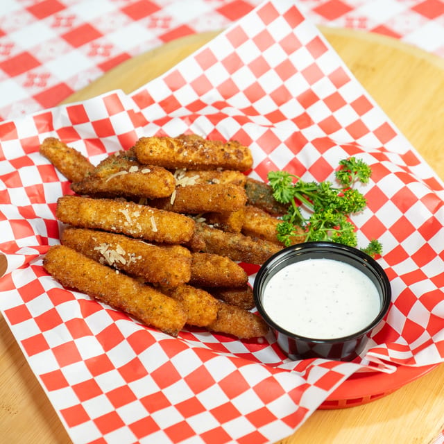 Fried Zucchini Sticks.