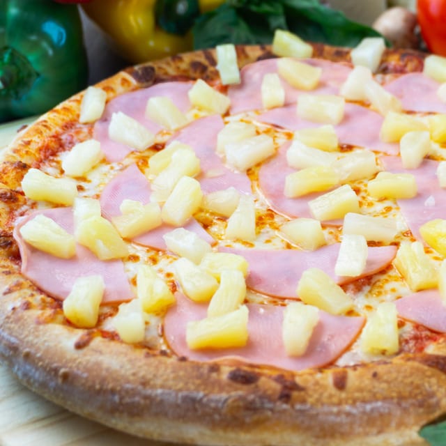 2 Regular Toppings Pizza.